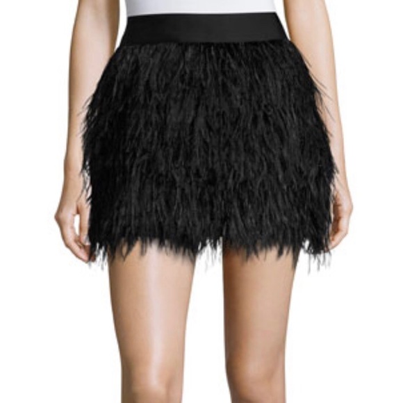 Milly of New York Dresses & Skirts - Milly Ostrich Feather Skirt